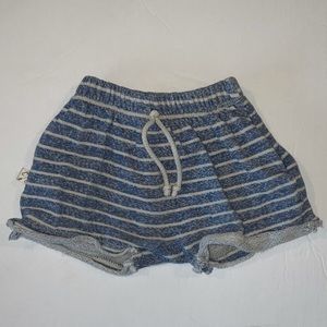 Childhoods Clothing Stripped Navy Shorts